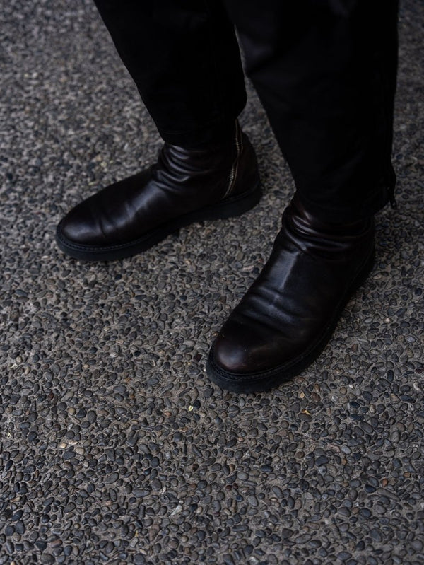 PRY / Excella® Spiral Zip Boots [Horse Leather] - PRY