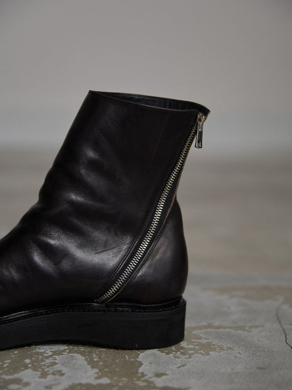 PRY / Excella® Spiral Zip Boots [Horse Leather] - PRY