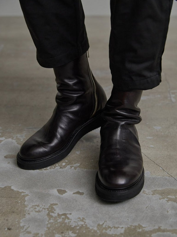 PRY / Excella® Spiral Zip Boots [Horse Leather] - PRY