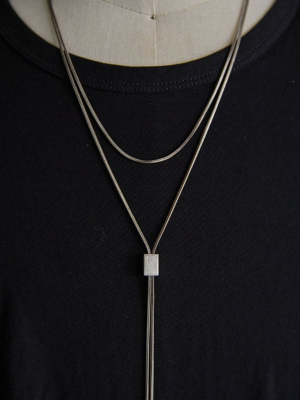 Rope Lariat Necklace – Silver 925 - PRY