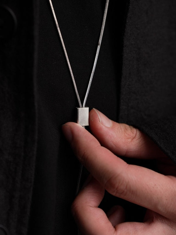 Rope Lariat Necklace – Silver 925 - PRY