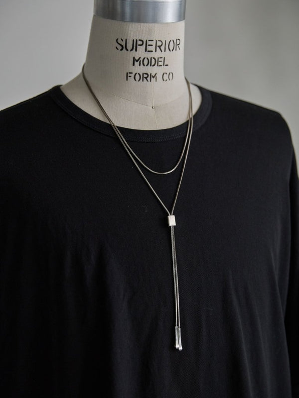 Rope Lariat Necklace – Silver 925 - PRY