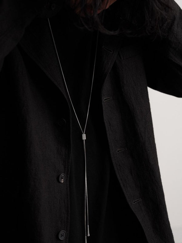 Rope Lariat Necklace – Silver 925 - PRY
