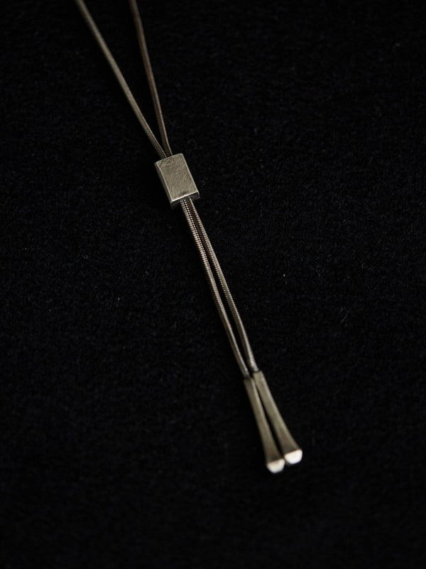 Rope Lariat Necklace – Silver 925 - PRY