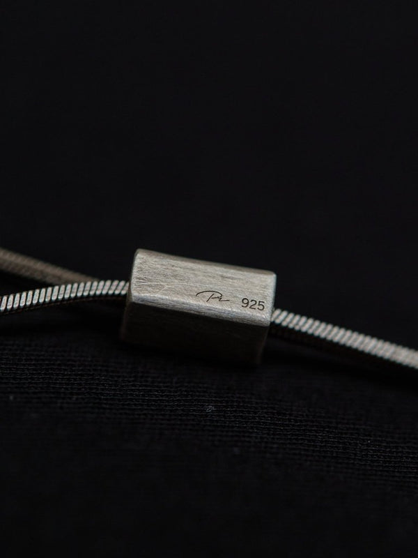 Rope Lariat Necklace – Silver 925 - PRY