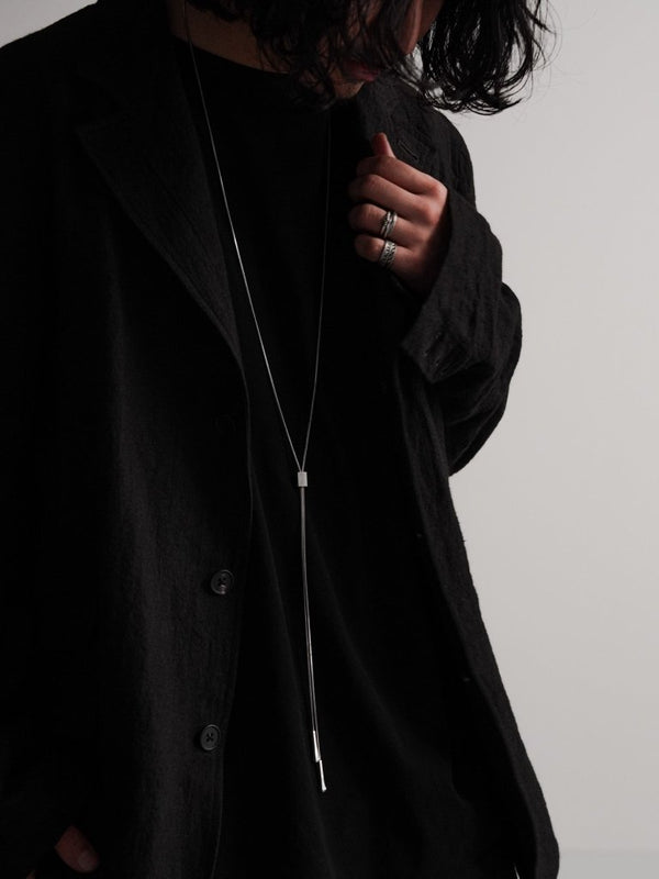 Rope Lariat Necklace – Silver 925 - PRY