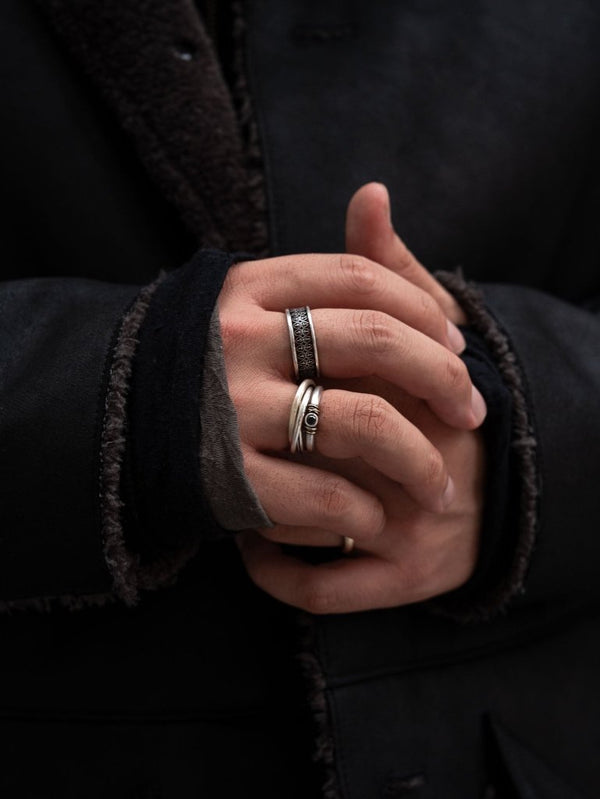 Scrolled Spade Ring [silver925] - PRY