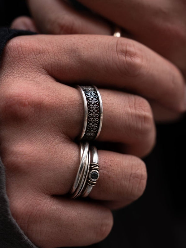 Scrolled Spade Ring [silver925] - PRY