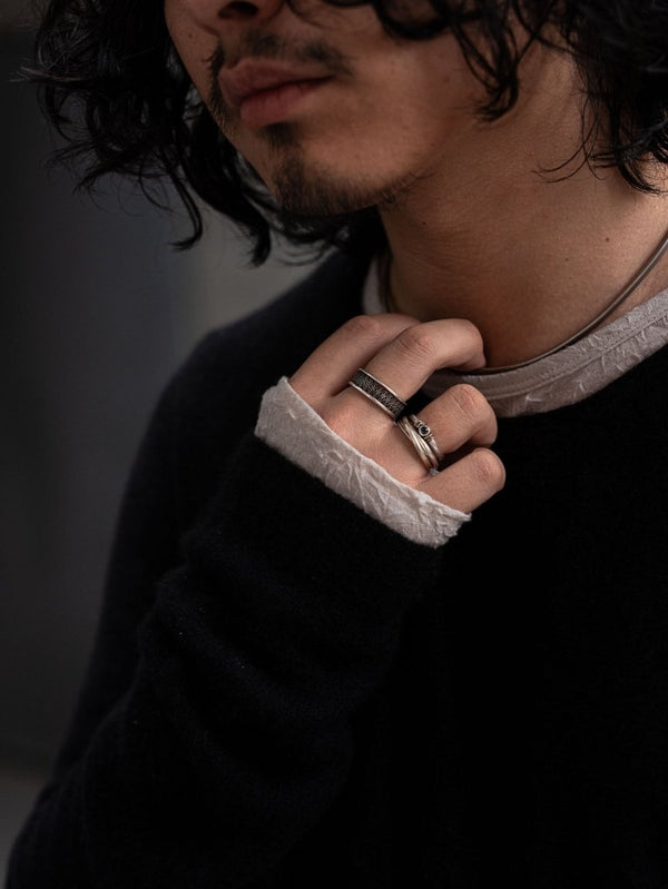 Scrolled Spade Ring [silver925] - PRY