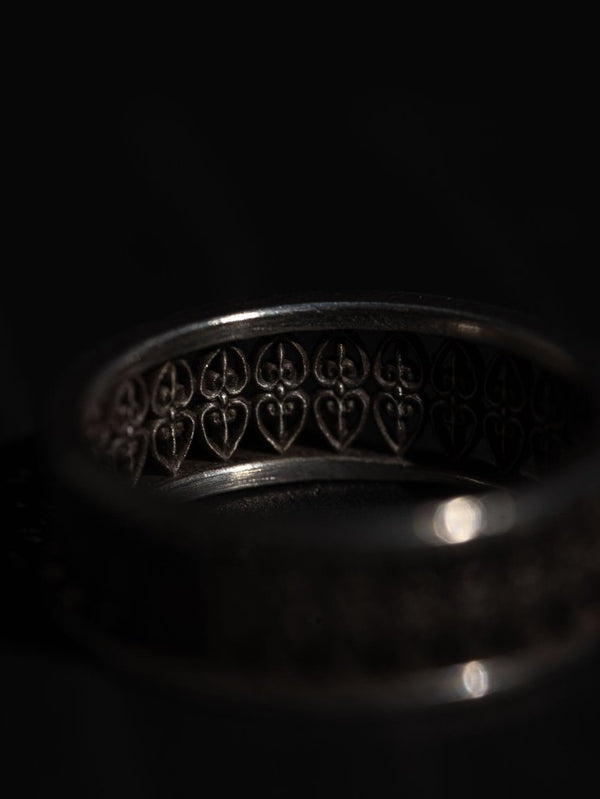Scrolled Spade Ring [silver925] - PRY