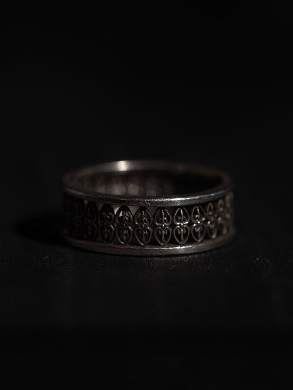 Scrolled Spade Ring [silver925] - PRY