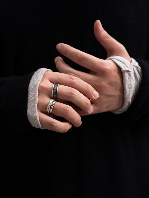 Scrolled Spade Ring [silver925] - PRY