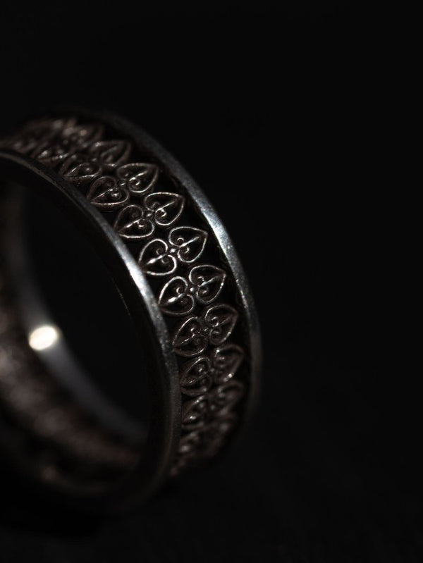 Scrolled Spade Ring [silver925] - PRY
