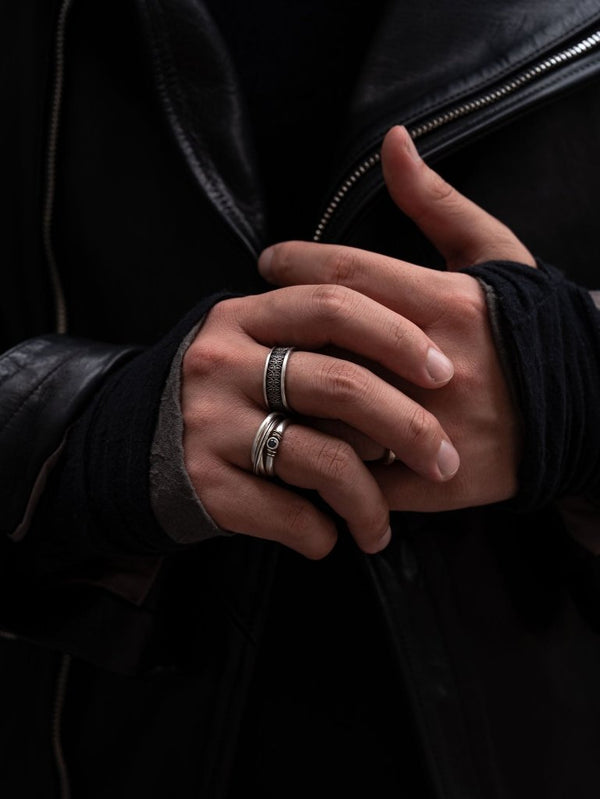 Scrolled Spade Ring [silver925] - PRY