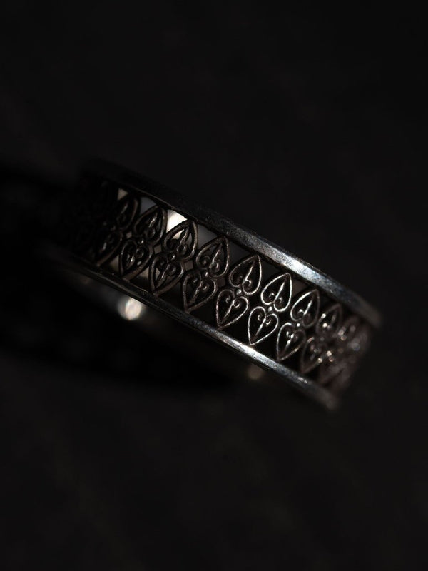 Scrolled Spade Ring [silver925] - PRY