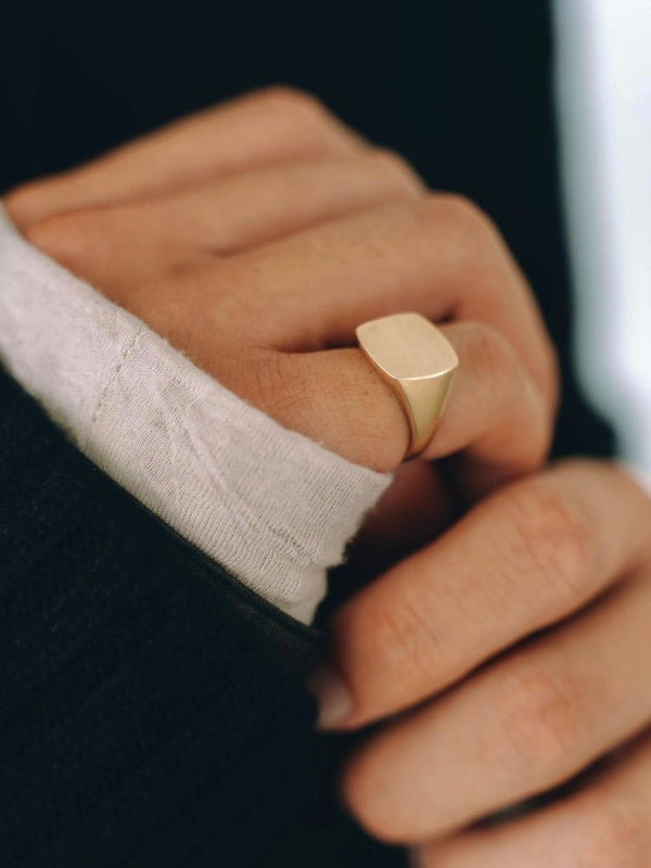 SIGNET Pinky Ring [k10 gold] - PRY