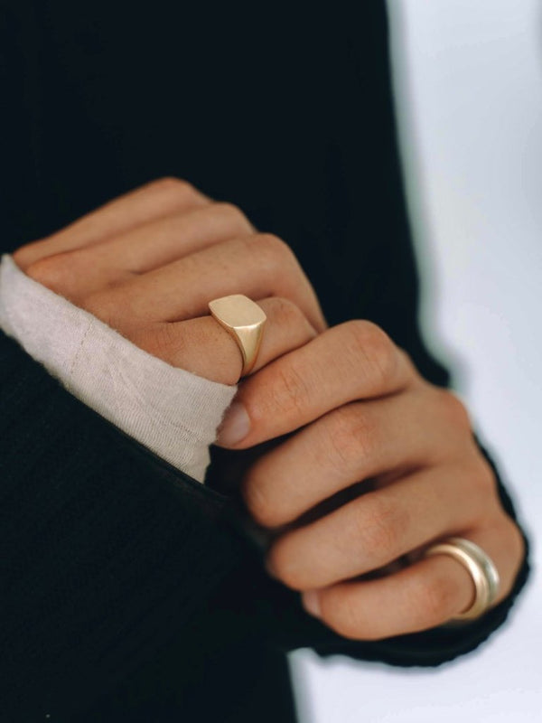 SIGNET Pinky Ring [k10 gold] - PRY