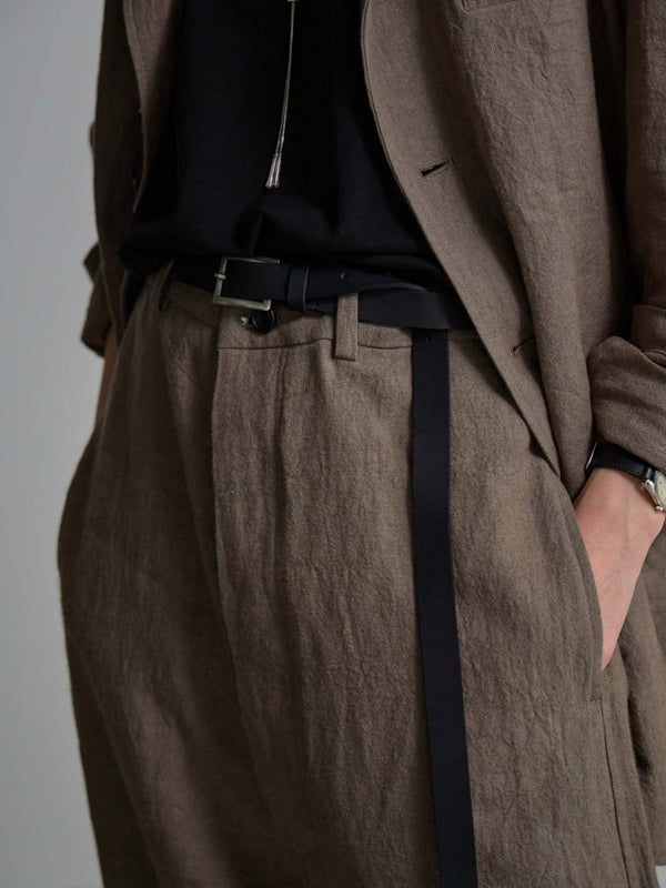 Silver Frame Long Belt – GUIDI Leather - PRY