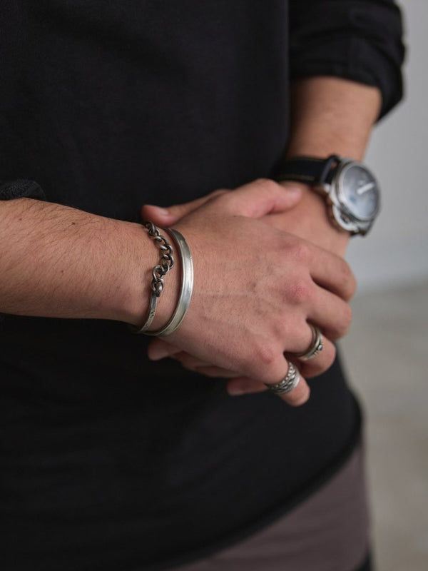 Silver Hooked Chain Bracelet - PRY