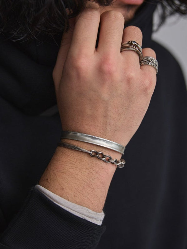 Silver Hooked Chain Bracelet - PRY