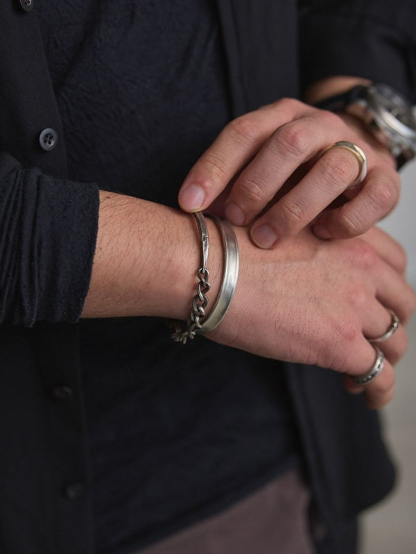 Silver Hooked Chain Bracelet - PRY