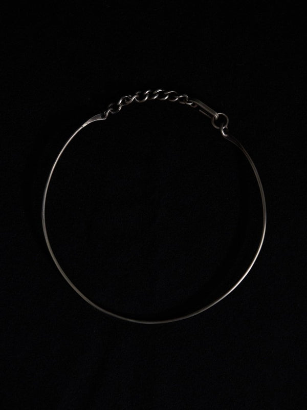 Silver Hooked Chain Choker - PRY