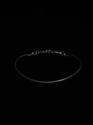 Silver Hooked Chain Choker - PRY