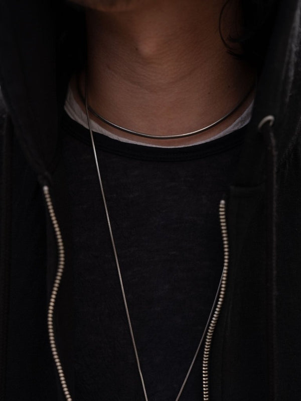 Silver Hooked Chain Choker - PRY
