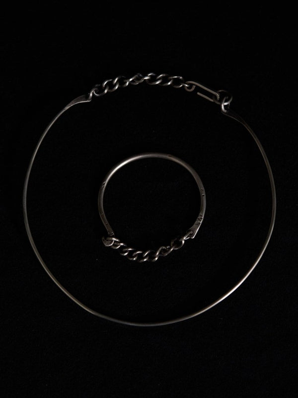 Silver Hooked Chain Choker - PRY