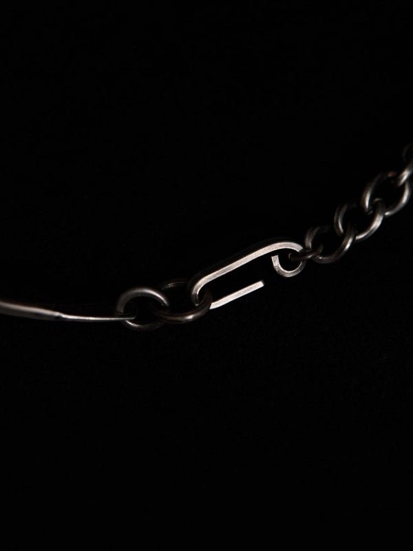 Silver Hooked Chain Choker - PRY