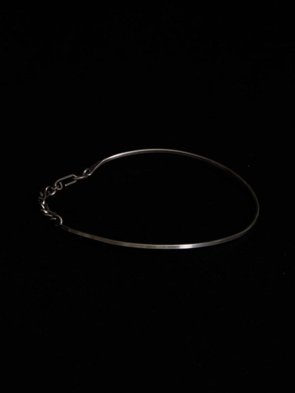 Silver Hooked Chain Choker - PRY