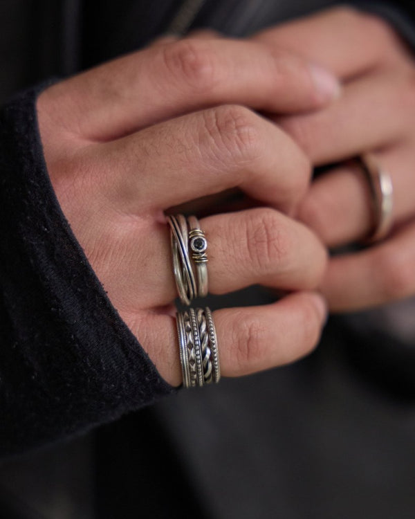 Slit Trinity Ring [slv925] - PRY
