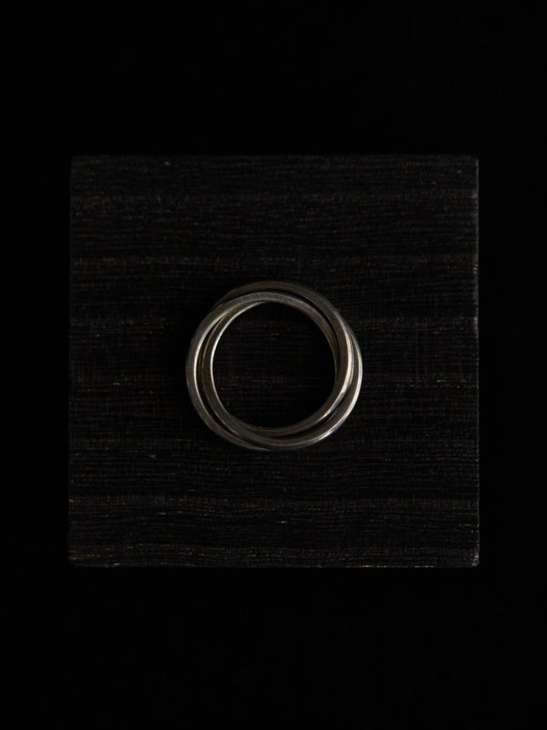 Slit Trinity Ring [slv925] - PRY