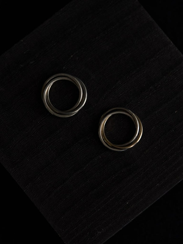Slit Trinity Ring [slv925] - PRY