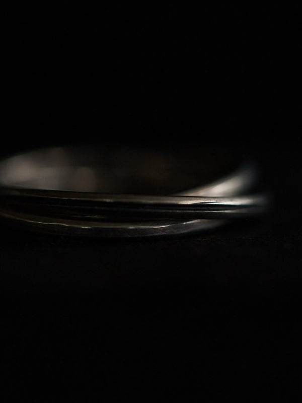 Slit Trinity Ring [slv925] - PRY