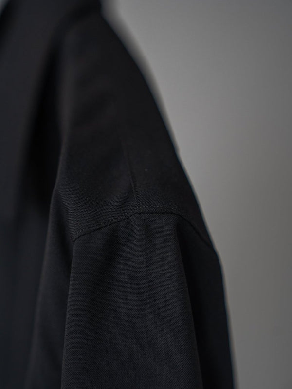 Super100's Vareuse Shirt【black】 - PRY