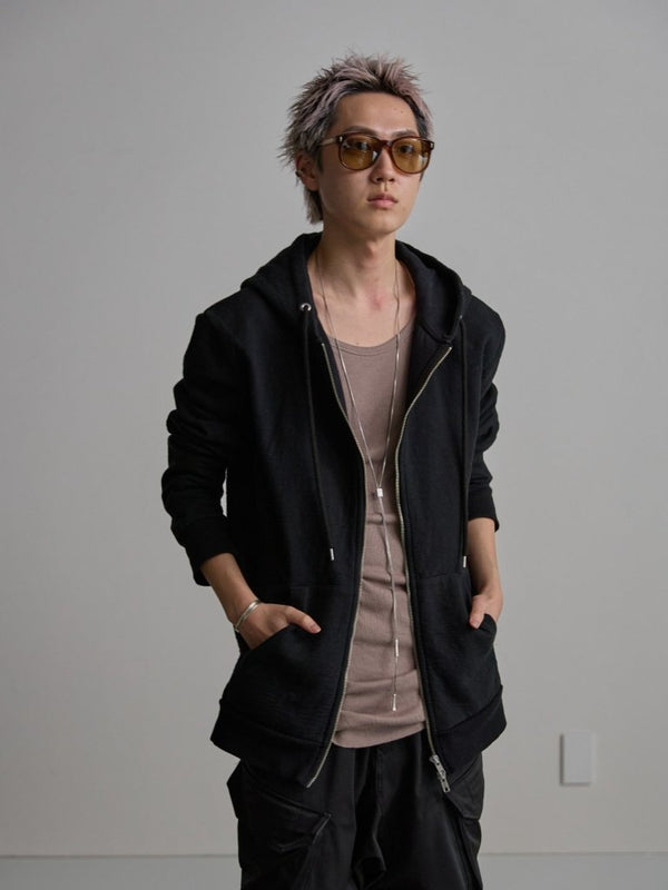 Tailored Bonding Hooded Jacket [BLACK] - PRY