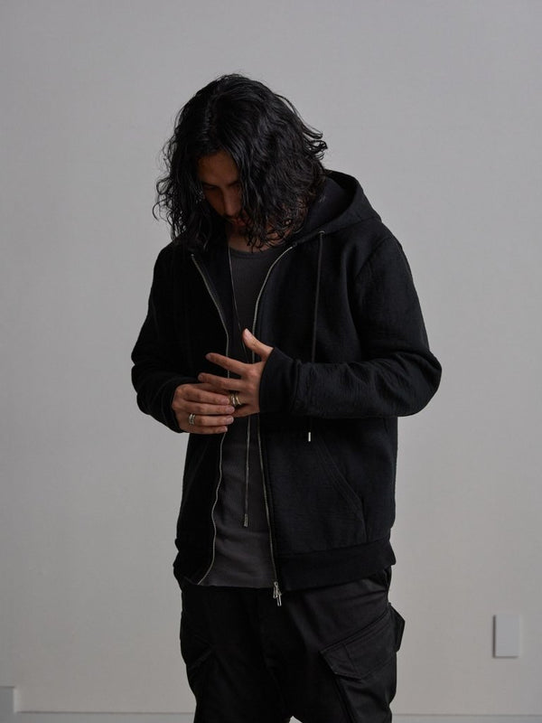 Tailored Bonding Hooded Jacket [BLACK] - PRY