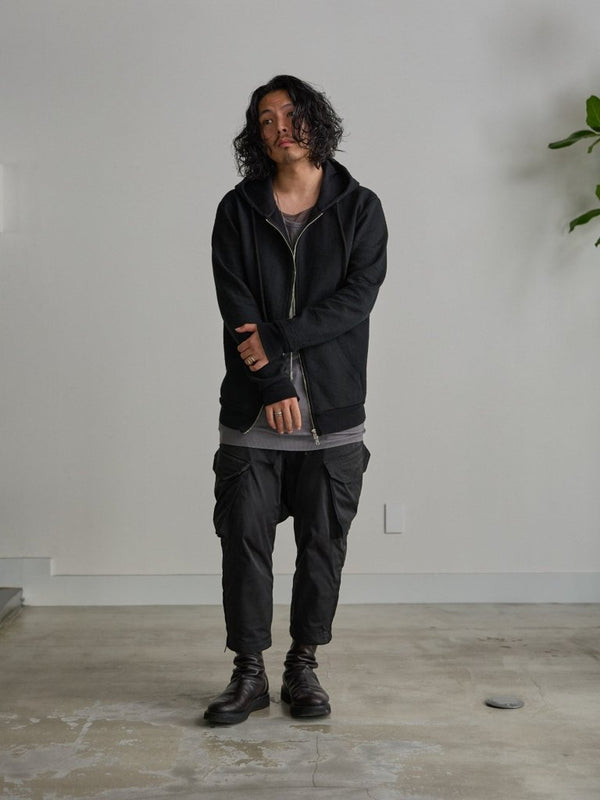 Tailored Bonding Hooded Jacket [BLACK] - PRY