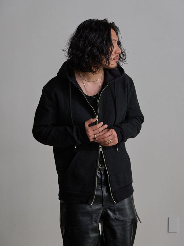 Tailored Bonding Hooded Jacket [BLACK] - PRY