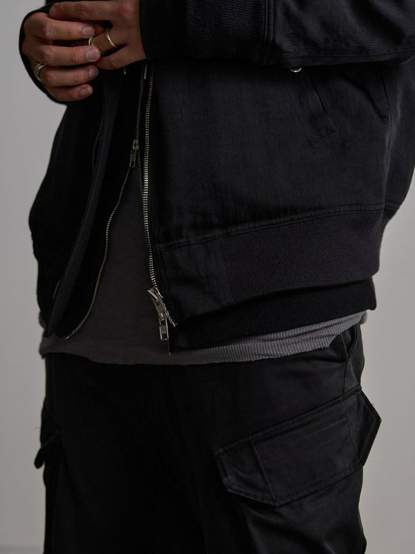 Tailored Bonding Hooded Jacket [BLACK] - PRY