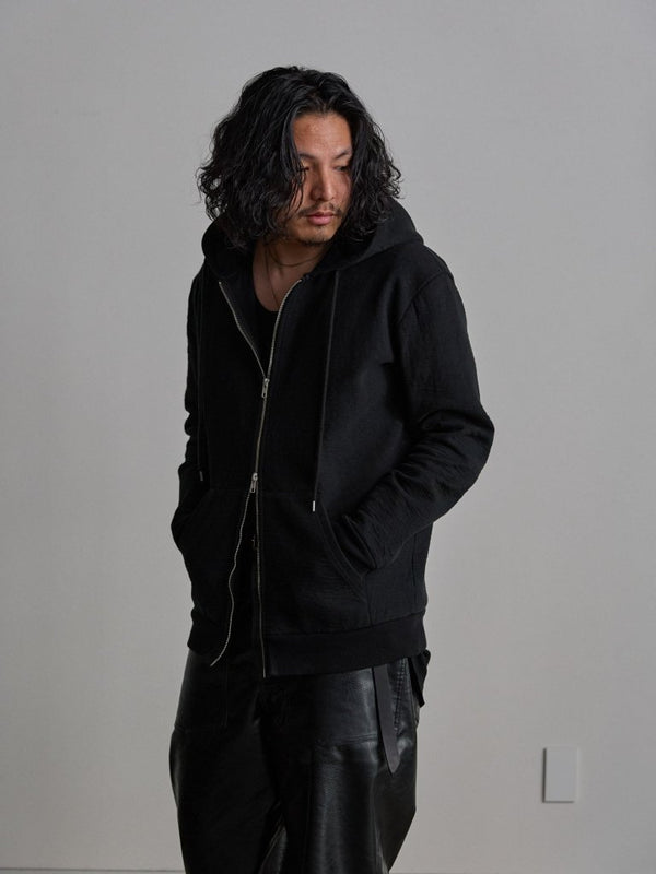 Tailored Bonding Hooded Jacket [BLACK] - PRY