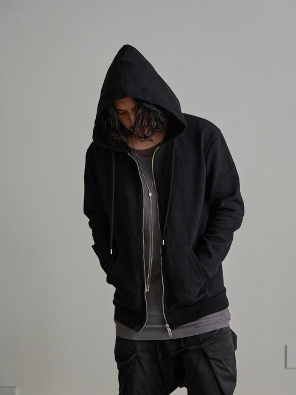 Tailored Bonding Hooded Jacket [BLACK] - PRY