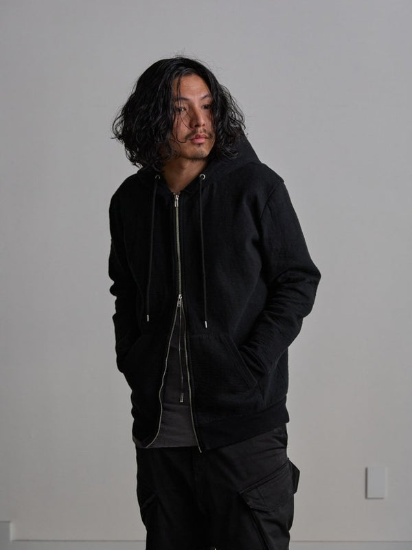 Tailored Bonding Hooded Jacket [BLACK] - PRY