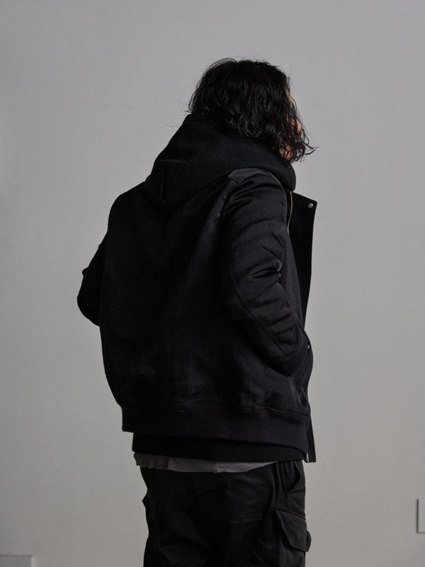 Tailored Bonding Hooded Jacket [BLACK] - PRY