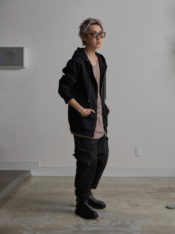 Tailored Bonding Hooded Jacket [BLACK] - PRY