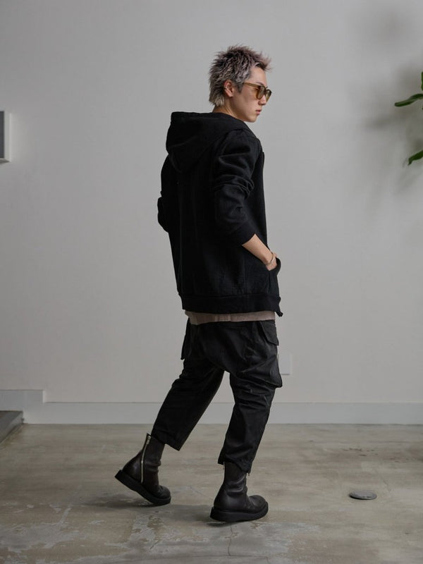 Tailored Bonding Hooded Jacket [BLACK] - PRY