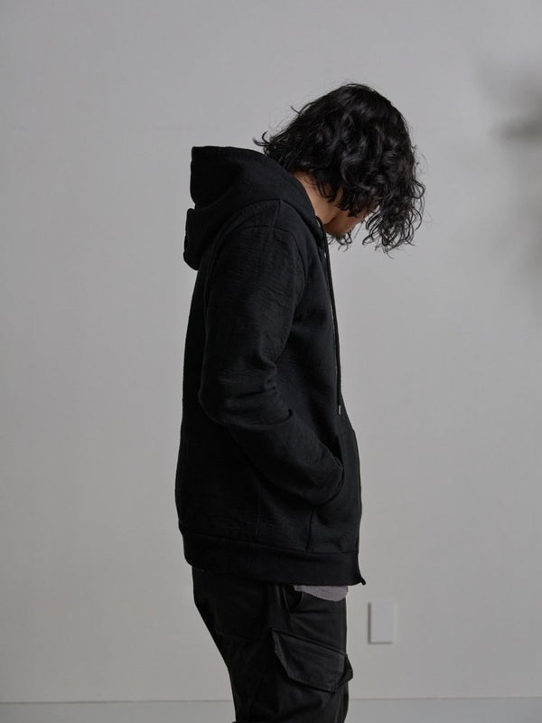 Tailored Bonding Hooded Jacket [BLACK] - PRY