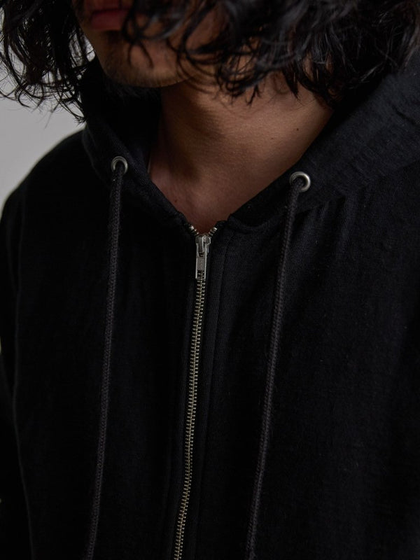 Tailored Bonding Hooded Jacket [BLACK] - PRY