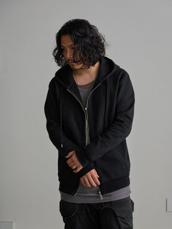 Tailored Bonding Hooded Jacket [BLACK] - PRY